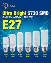 E27 Led Candle Bulb 220V LED E14 Corn Lamp GU10 5730 24 36 48 56 69 72leds Energy Saving Light for Home Chandelier Lighting 2024 - buy cheap