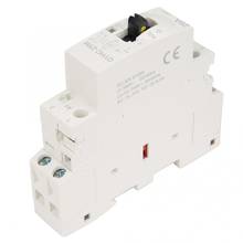 Manual Ac Contactor 2P 25A 220V 50Hz DIN Rail Household Modular AC Contactor with Manual Control Switch Electrical Equipment 2024 - buy cheap
