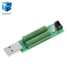 1pcs/lot USB Port Mini Discharge Load Resistor Digital Current Voltage Meter Tester 2A/1A With Switch 1A Green Led / 2A Red Led 2024 - compra barato