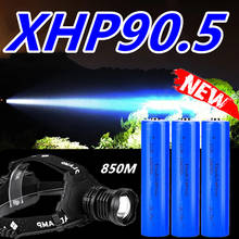 XHP90.5 Led Headlamp Headlight High Powerful 32W Head Lamp Torch 18650 USB Rechargeable Head Flashlight XHP50.2 Zoom Head Torch 2024 - buy cheap