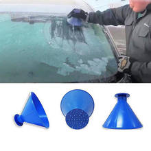 Window ice cleaning brush winter car snow windshield funnel scraper for Dodge Jeep Grand Cherokee/Compass/Commander/Wrangler 2024 - buy cheap