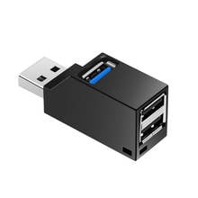 Adaptador de hub usb 2.0, extensor de mini divisor com 3 portas para pc e computador portátil, leitor de alta velocidade de disco em u, mouse usb 3.0 2024 - compre barato