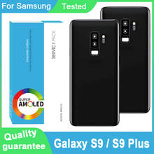 Funda trasera para SAMSUNG Galaxy S9 Plus S9 + G965, SM-G965F, S9, G960, SM-960F de cristal, con lente de cámara, 100% Original 2024 - compra barato