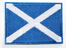 ¡Oferta! Parche bordado para planchar con la bandera de Escocia Biker Europa (el tamaño es de aproximadamente 9,4*6,5 cm) 2024 - compra barato