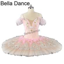 Peach Fairy YGAP Professional Competiton Ballet Tutu Women Sleeping Beauty Ballerina Pancake Tutu Costume AdultBT9028B 2024 - buy cheap