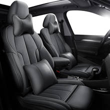 ZHOUSHENGLEE Make Custom Leather car seat covers For Ford Fiesta Mondeo Fusion Focus Escort S-MAX Edge Kuga Taurus Automobiles 2024 - buy cheap