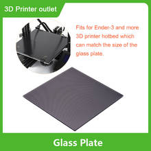 Aibecy silicone de cristal vidro impressão cama plataforma construir superfície 235*235mm para ender 3 hotbed impressora 2024 - compre barato