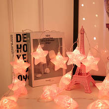 1.5m 10led/3m 20led lâmpada string crack estrela luz cordas decoração festa de casamento ao ar livre guirlanda luzes de fadas luz 2024 - compre barato