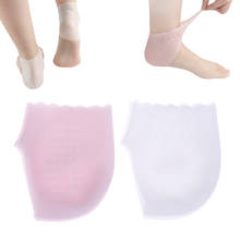 1 par de meias de silicone hidratante com buraco, meias finas com gel hidratante para cuidados com a pele dos pés, protetores para mulheres e homens 2024 - compre barato