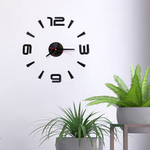 40cm Diameter Wall Clock Modern Design Diy Acrylic Mirror Wall Watch Creative kitchen Clock Living Room Decoration Zegar Scienny 2024 - buy cheap