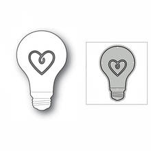 New Loving Heart Light Bulb 2020 Metal Cutting Dies for DIY Scrapbooking and Card Making Decorative Embossing Craft No Stamps 2024 - buy cheap
