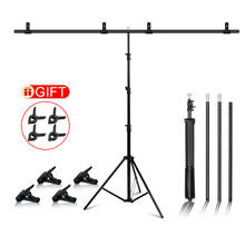 Photography Photo Backdrop Stands T-Shape Background Frame Support System Stands With Clamps for photo studio Multiple sizes 2024 - buy cheap