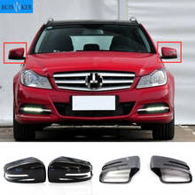 Side Mirror Cap Covers For Mercedes Benz W176 W246 W212 W204 C117 X156 X204 W221 C218 A B C E S CLA GLA GLK Class Black Replace 2024 - buy cheap