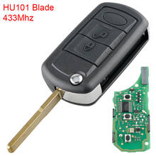 433MHz 3 Buttons Remote Car Key Fob with ID46 Chip and HU101 Blade Fit for Range Rover/Sport Land Rover Discovery 3 2024 - buy cheap