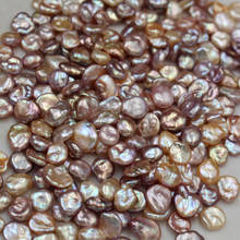 Perlas sueltas de agua dulce naturales reales de gran tamaño, 7-9mm, forma Barroca, sin agujero, 10 unids/lote 2024 - compra barato