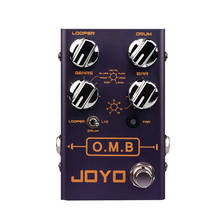 JOYO O.M.B LOOPER Drum Mode Guitar Effect Pedal Auto-Align Count-In Loop Effects Tap Tempo 7 Drum Style 40 Mins Looper Recording 2024 - buy cheap