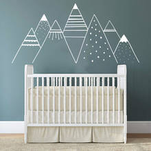 Large Mountain Self Adhesive Vinyl Wall Art Decal For Kids Room Wall Stickers Mural Bedroom Decals Decoration Wallpaper 2024 - buy cheap