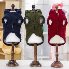 Three-color Jacquard Cotton Coats For Pet With Hat Autumn Winter Dog Clothes Sweaters Jumper Pet Shop Dog Sweaters Pet Product 2024 - buy cheap