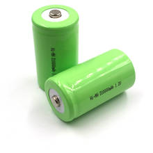 C & P Ni-Mh D-batería recargable de 10000mah, 1,2 V, 10A, NiMH, modelo LR20 HR20 33600, descargador de juguetes electrónicos 30A 2024 - compra barato