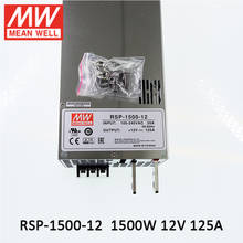 RSP-1500-12 MEAN WELL-fuente de alimentación conmutada, transformador programable en paralelo, 110V/220V CA a 12V CC 125A 1500W 2024 - compra barato