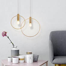 modern luminaria deco chambre iron   living room  LED  pendant lights  hanglamp 2024 - buy cheap