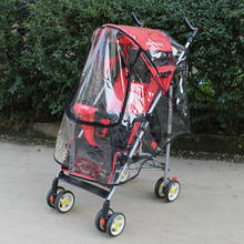 Waterproof Baby Stroller Raincover Universal Pushchair Pram Buggy Raincoat Transparent Rain Dust Cover Windshield 2024 - buy cheap