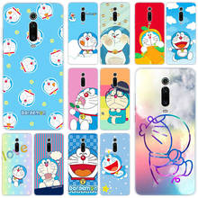 Capa de silicone de desenhos animados doraemon, fofa, para xiaomi mi note 10 9t cc9 e 9 pro a3 lite play, imperdível capa redmi note 8t 8 8a 6 pro 6a 4x 2024 - compre barato