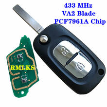 433MHz PCF7961A ID46 Chip Flip Remote Key For Renault Clio III Clio 3 Kangoo Master Modus Twingo 2006-2016 7701210033 2024 - buy cheap