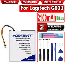 HSABAT-Batería de L-LY11 para auriculares G930, 2100mAh, 533-000018, F12440097, para Logitech G930, G930, F540 MX Revolution 2024 - compra barato