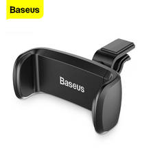 Baseus Car Phone Holder For iPhone 7 6 Support Telephone Voiture 360 Degree Mobile Phone Holder Car Air Vent Mount Holder Stand 2024 - buy cheap