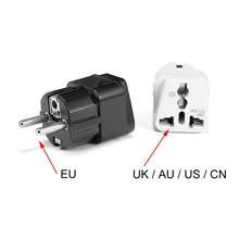 EU Plug Universal Travel Socket 250V 10/16A Adapter AU UK US To EU European KR Swiss Brasil Wall Plug Adapter Converter Outlet 2024 - buy cheap