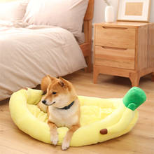 Banana Shape Pet Dog Cat Bed House Mat Durable Kennel Doggy Puppy Cushion Basket Warm Portable Dog Cat Supplies 2024 - buy cheap