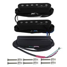 OriPure-Pastillas de bobina única y rieles dobles para guitarra, conjunto de pastillas de estilo SSS Strat, Alnico 5, 3 unidades 2024 - compra barato