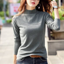 New Winter T Shirt Women Tops Long Sleeve T-shirt Autumn Cotton T-shirts Casual Basic Woman Tshirts Camisetas Mujer 2024 - buy cheap