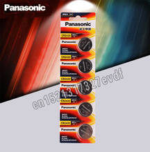 Panasonic-pilas de botón CR2430 100% genuinas, 5 unids/lote, batería de litio de 3V para reloj/juguetes/Control remoto DL2430 BR2430 KL2430 2024 - compra barato