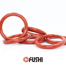 CS5.7mm Silicone O RING OD 20/30/35/38/40/42/45/48/50*5.7 mm 50PCS O-Ring VMQ Gasket seal Thickness 5.7mm ORing White Red Rubber 2024 - buy cheap