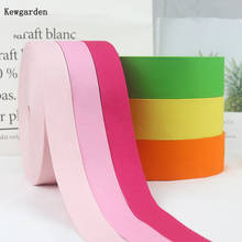 Kewgarden Denim Fabric Layering Cloth Ribbons 1-1/2" 1" 3/8" 10 25 38mm Riband DIY Bow Hair Accessories Handmade Tape 10 Yards 2024 - buy cheap