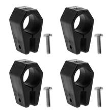 4pcs 1'' 25mm Bimini Top Fitting Jaw Slide Boats Black Nylon Round Tubing Hardware 2024 - buy cheap