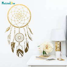 Dream Catcher Feather Wall Decal Vinyl Stickers Living Room Home Decoration Removable Vinyl Wallpaper BA578 2024 - buy cheap