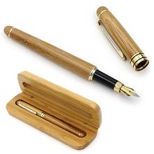 Bamboo Fountain Pen Bamboo Durable Fountain Pen for Men Bamboo Fountain Pen with Case Bamboo Fountain Pen for Writing Office 2024 - buy cheap