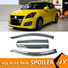 For Suzuki swift sport 2015 Window Visor Vent Shades Sun Rain Deflector Guard For Suzuki swift sport Auto Accessories 4PCS/SET 2024 - buy cheap