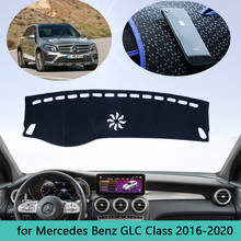 Cubierta para salpicadero de Mercedes Benz GLC Class Coupe X253 C253 2016 ~ 2020, parasol, alfombra antisuciedad, accesorios para coche 2017 2024 - compra barato