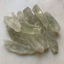 Pedras naturais de quartzo verde, cristais de pedra bruto, cristal mineral de rocha, amostra fengshui, decoração de tanque de peixes, ponto de quartzo 2024 - compre barato
