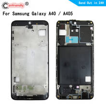 Средняя рамка для Samsung Galaxy A40 A405 SM-A405F A405FN/DS A405FM Крышка корпуса Лицевая панель 2024 - купить недорого
