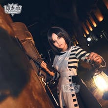 Anime Alice: Madness Returns Cosplay Costumes Actual Version Stripe Dress Maid Suit Female Halloween Party Role Play Clothing 2024 - buy cheap