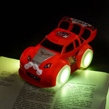 Новый детский электрический игрушечный автомобиль универсальное колесо крутой свет динамическая музыкальная машинка мальчик светящаяся звуковая игрушка-лучший подарок уличная детская гонка 2024 - купить недорого