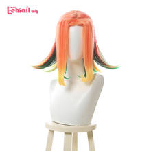 L-email wig LOL Star Guardian Neeko Cosplay Wigs Short Mixed Color Game Cosplay Wig Heat Resistant Synthetic Hair Halloween 2024 - buy cheap