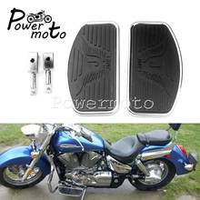 Palanquilla de aluminio para motocicleta Honda Shadow VT750 VT400, reposapiés ajustable para moto de calle, 1 par, 2004-2012 2024 - compra barato