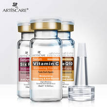 Artiscare anti envelhecimento & sarda remoção conjunto clareamento e anti rugas creme para rosto vitamina c & coenzima q10 & seis peptides 3 pces 2024 - compre barato