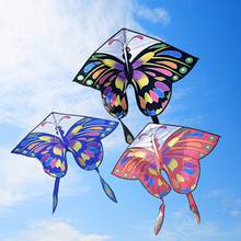 Butterfly Colorful Kite for Fun Assemble Kite with Long Colorful Tail Party & Outdoor Toy Lightweight Outdoor Sports 2024 - buy cheap